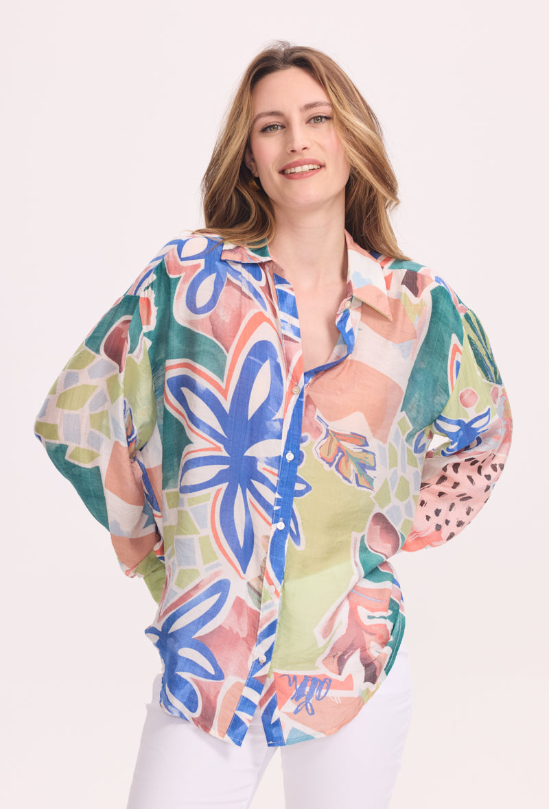 Chemise imprimée