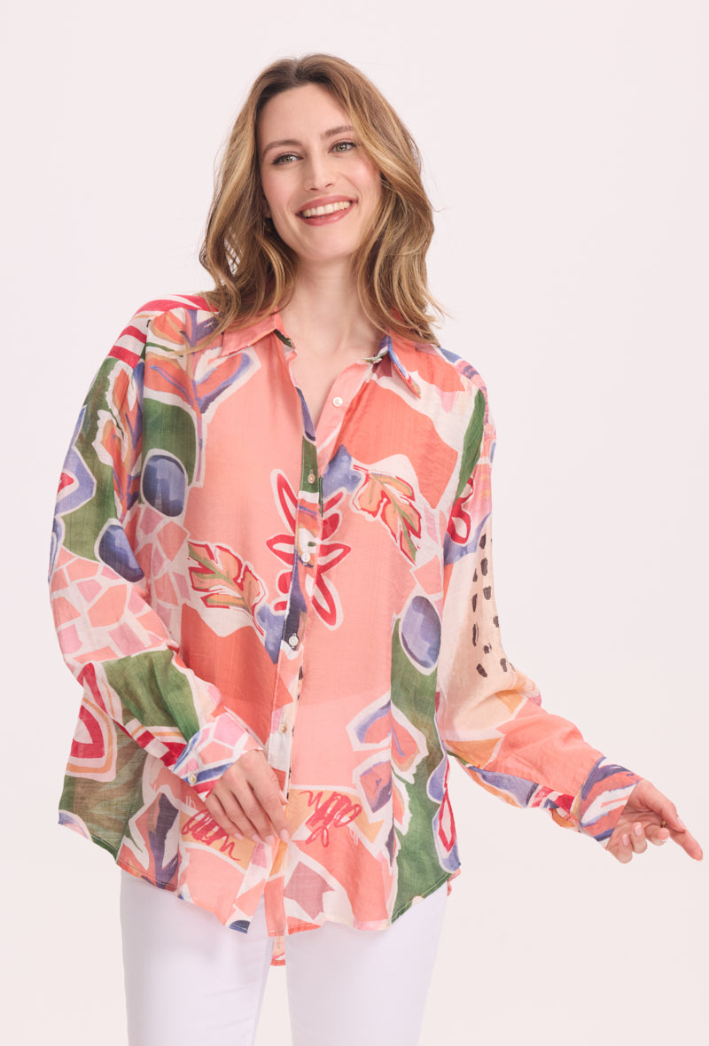 Chemise imprimée
