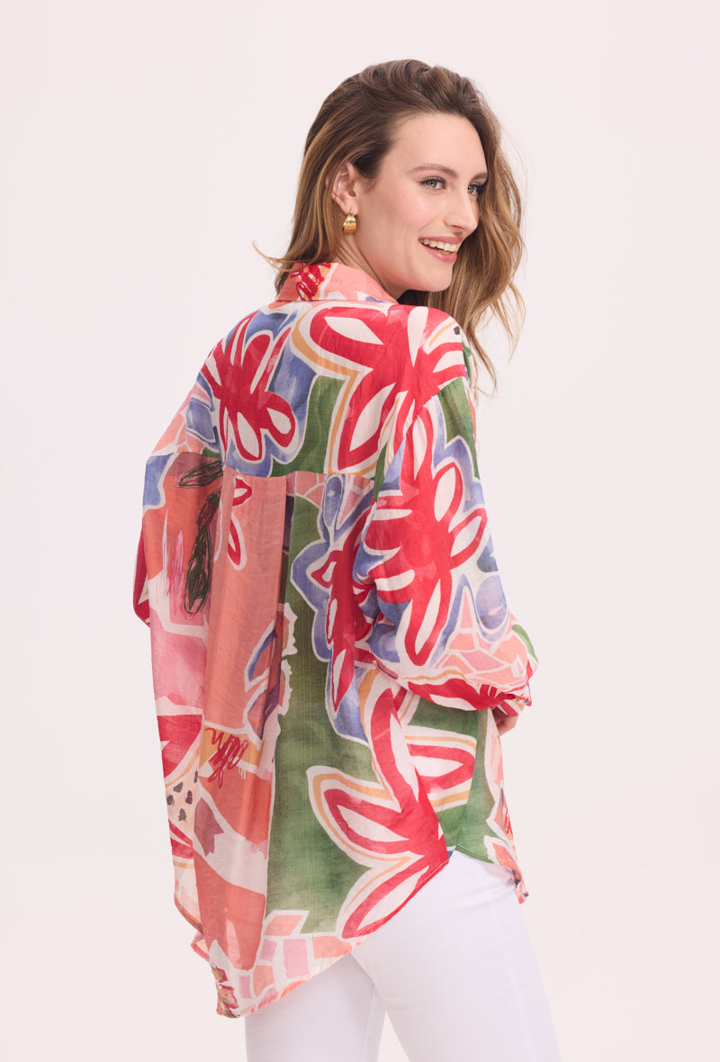 Chemise imprimée