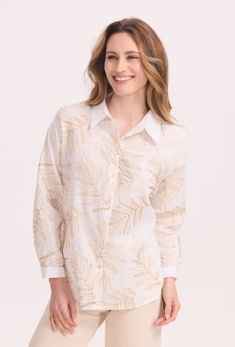 Chemise à motifs