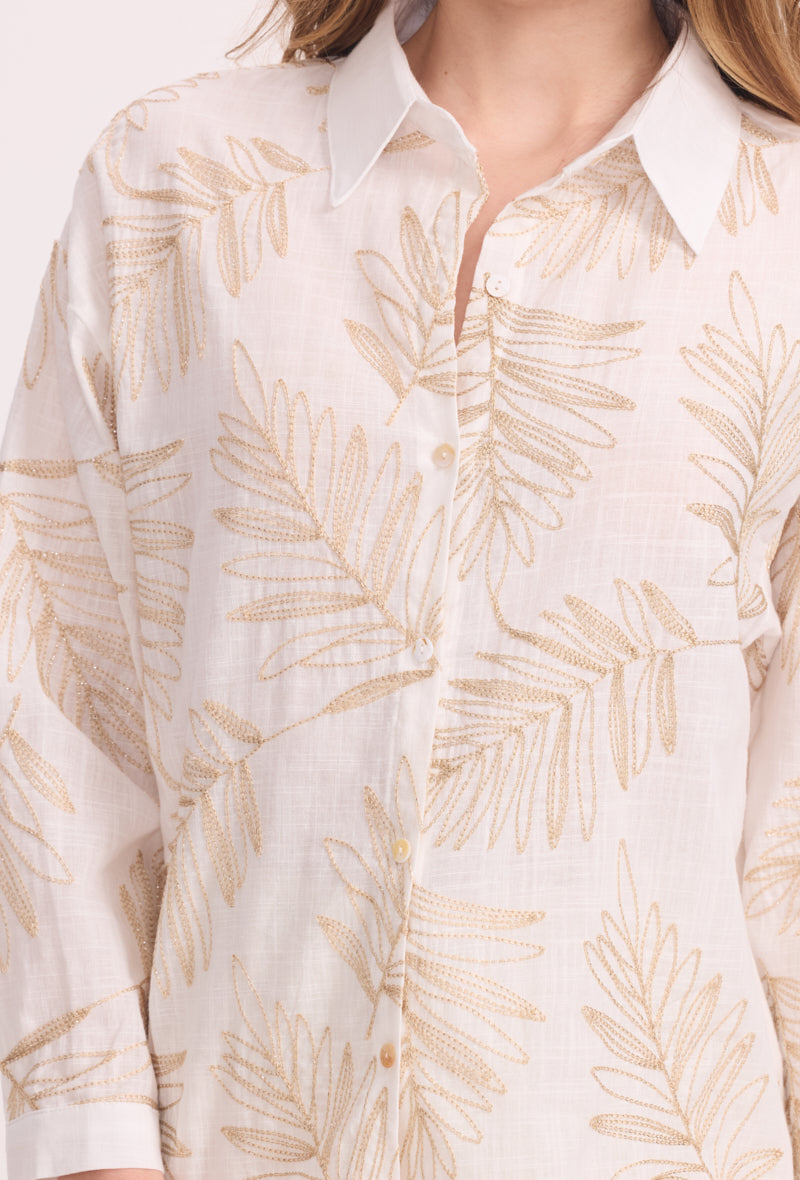 Chemise à motifs