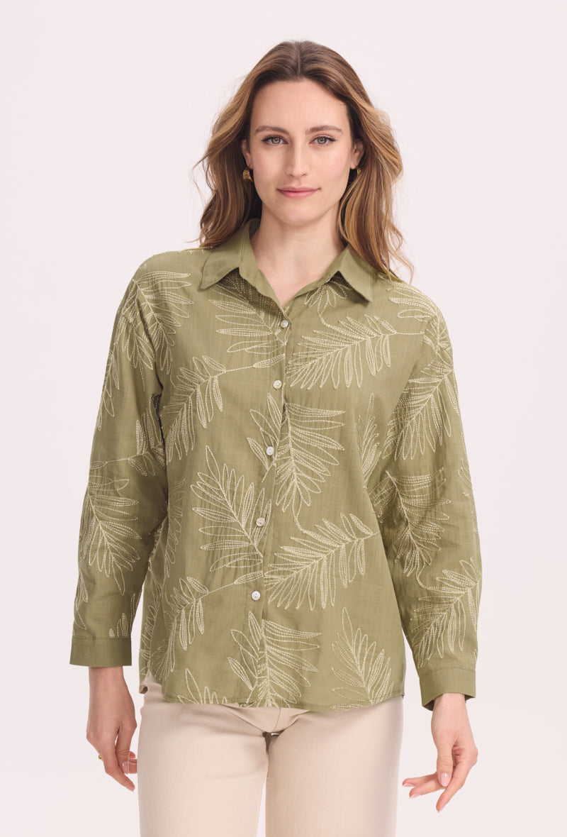 Chemise à motifs