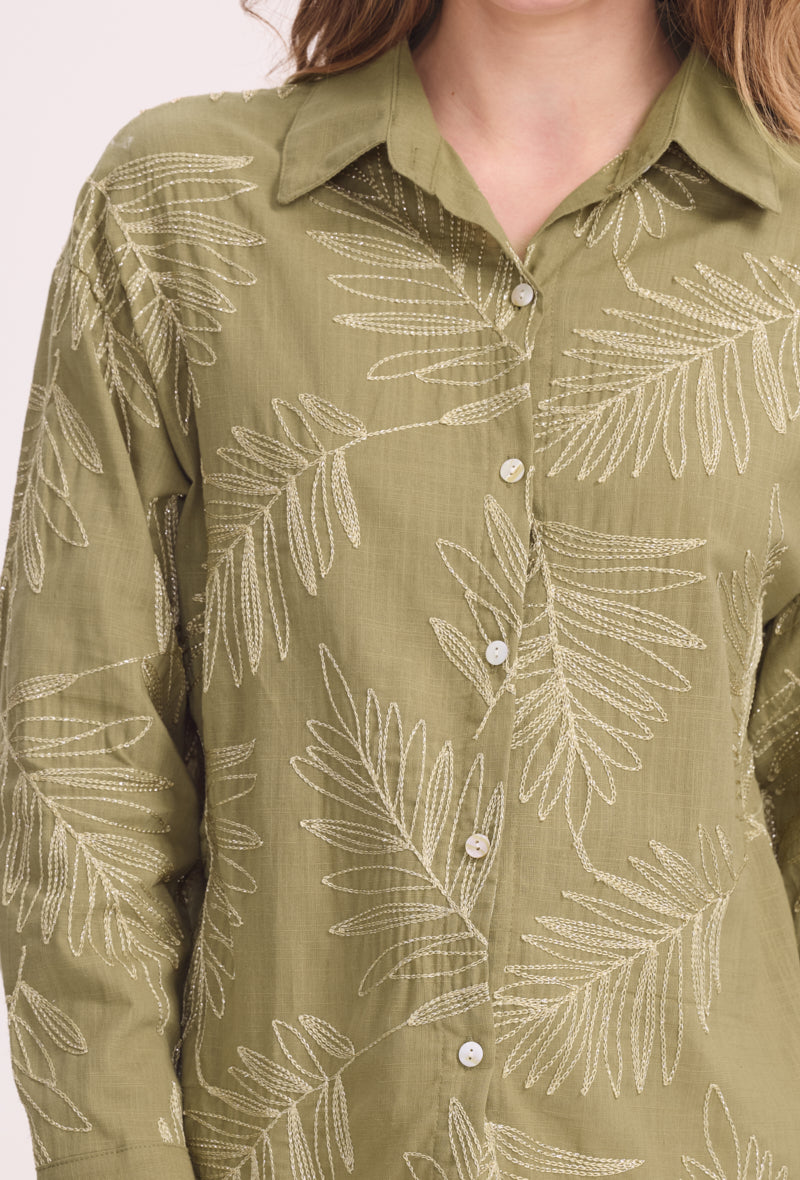 Chemise à motifs