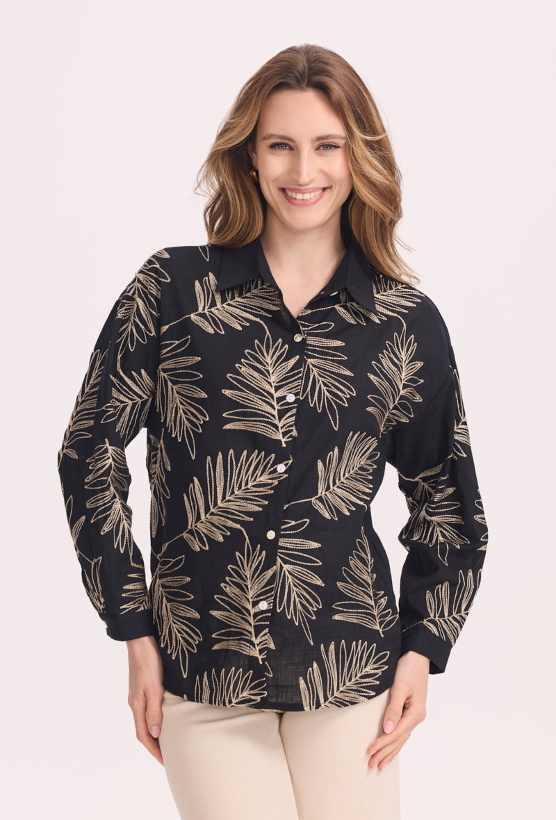 Chemise à motifs