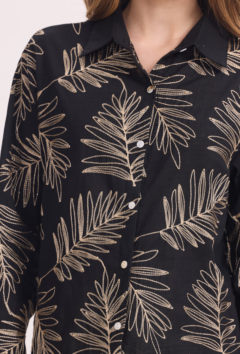 Chemise à motifs
