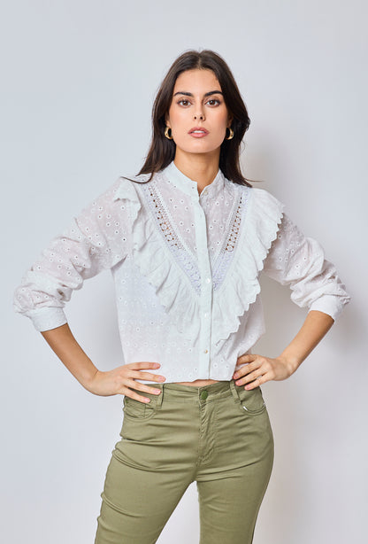 Sofia - Embroidered shirt