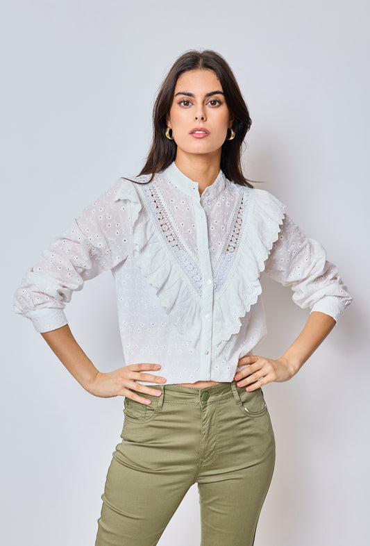 Sofia - Embroidered shirt