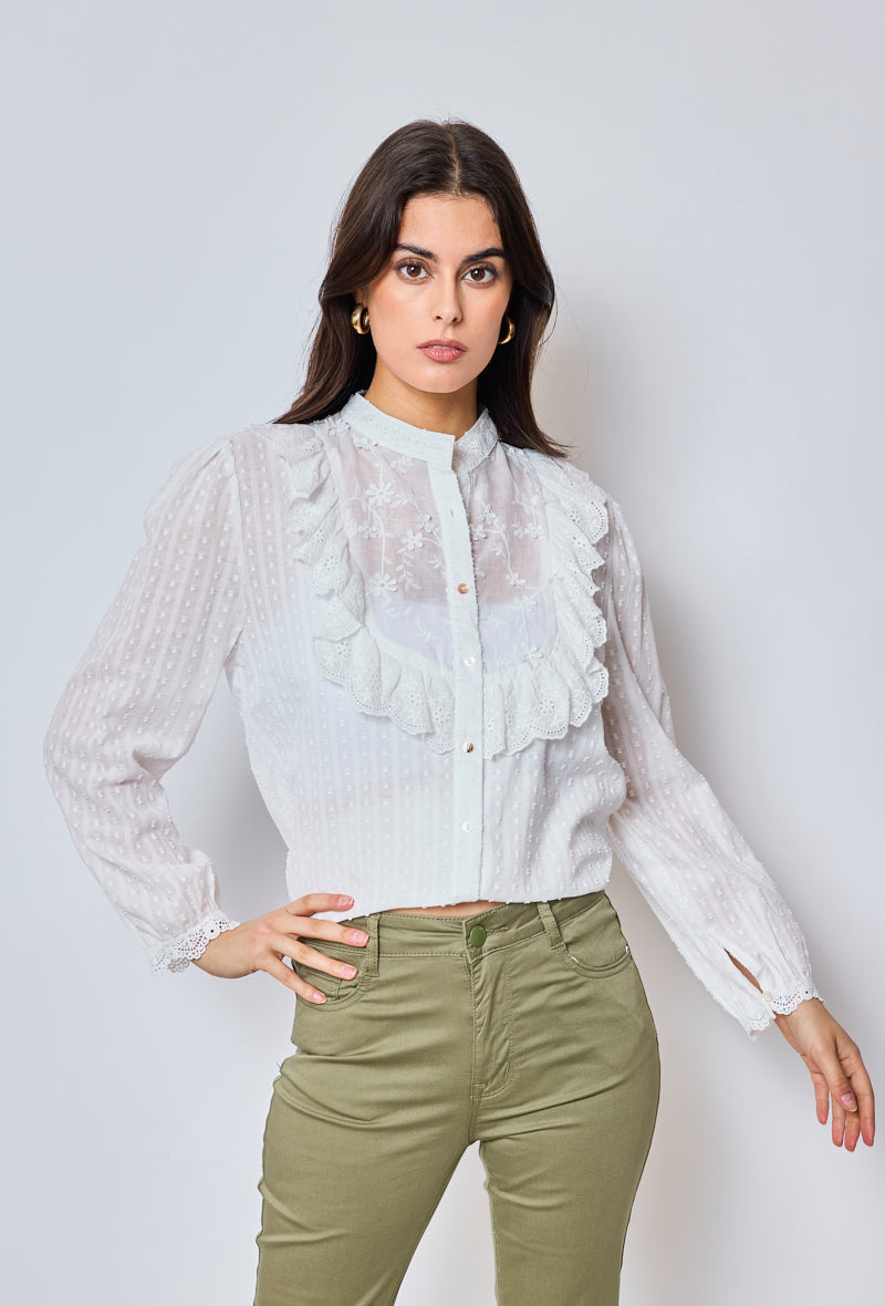 Aida - Embroidered Shirt