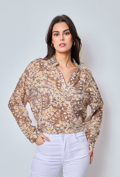 Calista - Patterned blouse