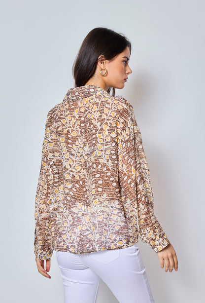 Calista - Patterned blouse