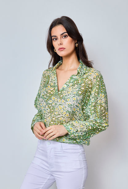 Calista - Patterned blouse