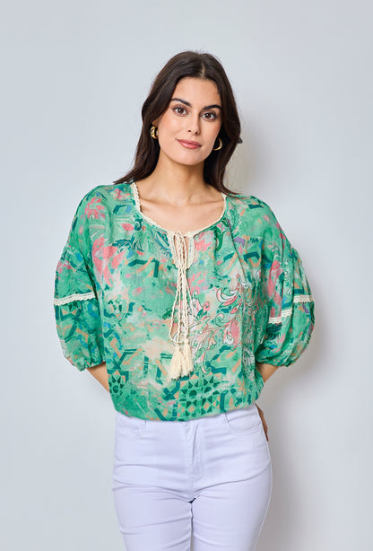 Eudora - Blouse à motifs