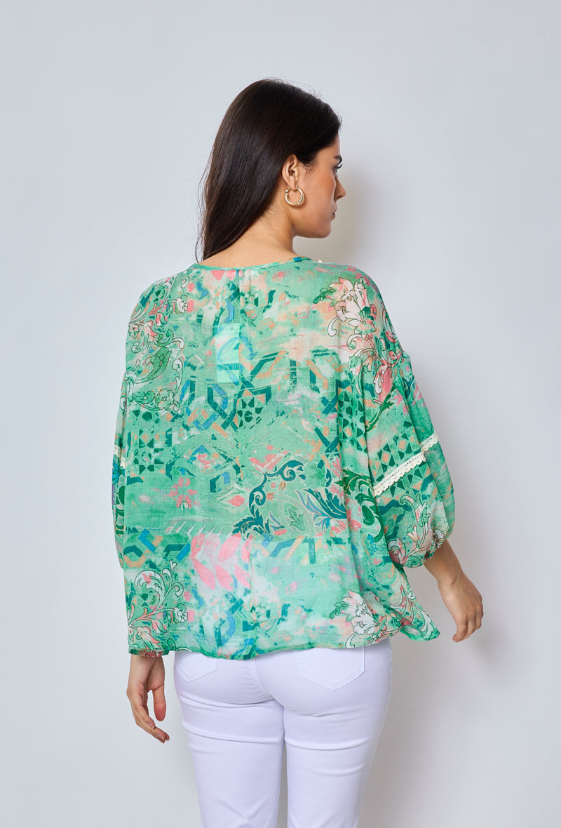 Eudora - Blouse à motifs