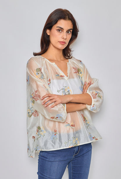 Embroidered blouse