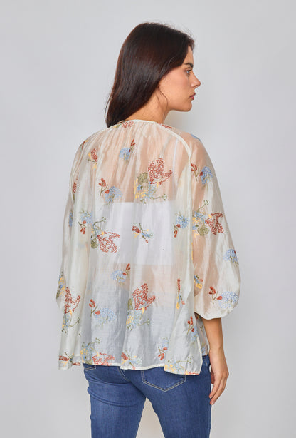 Embroidered blouse