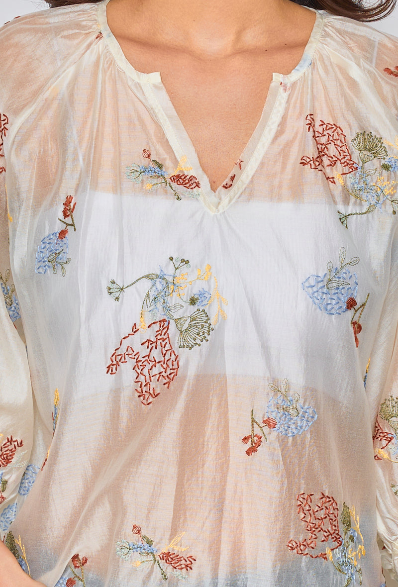 Embroidered blouse