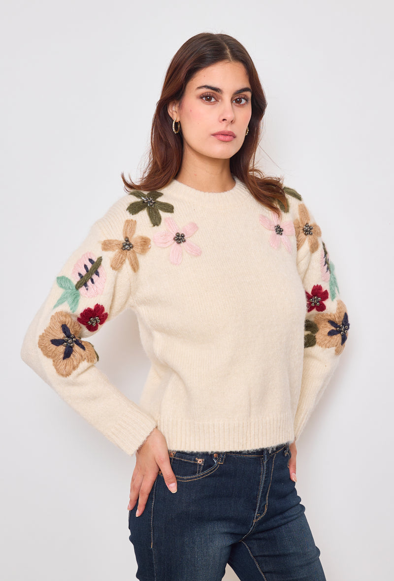 Round neck sweater