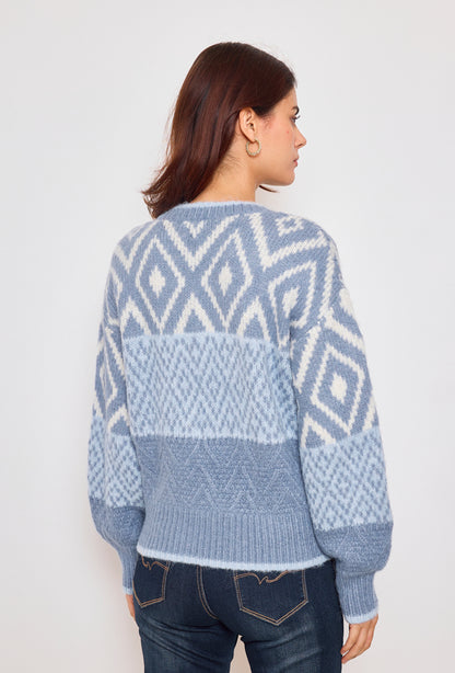 Pull à motifs et fantaisies