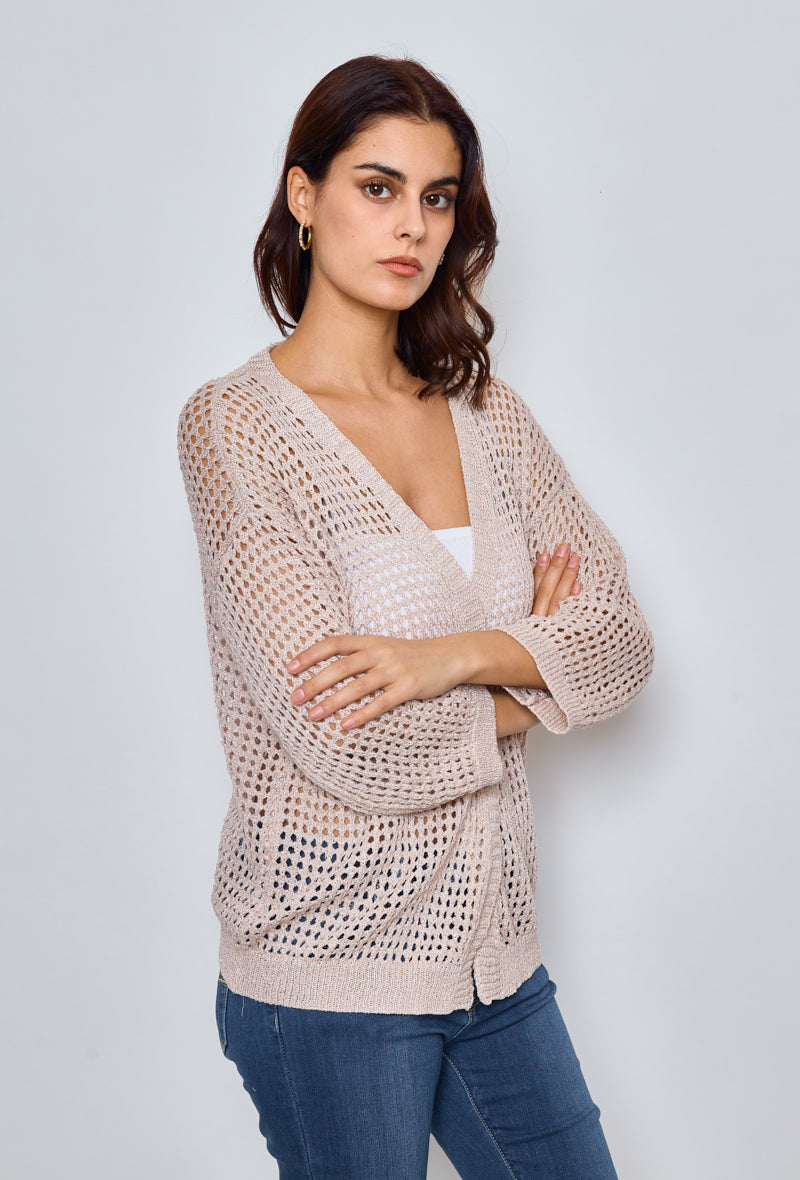 Plain crochet sweater