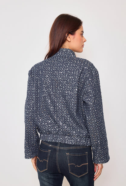 Veste sequin en denim