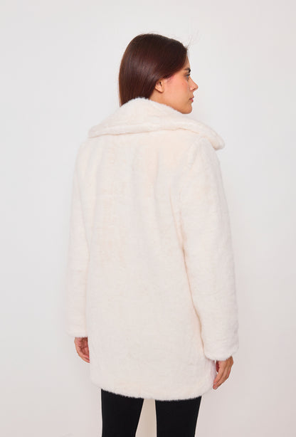 Manteau long fourrure