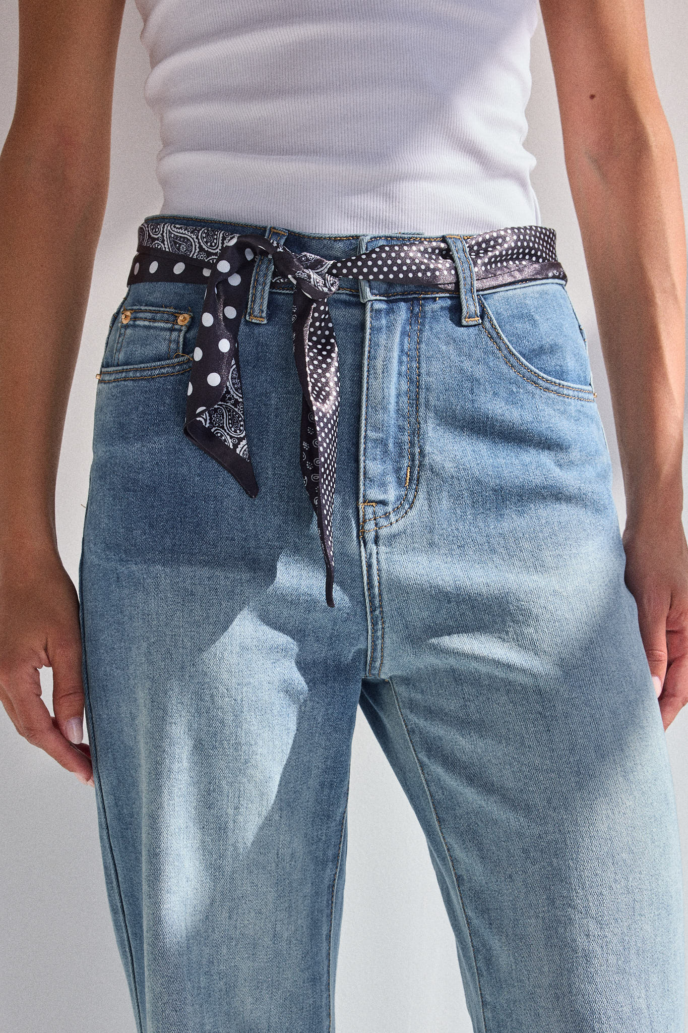 AVA - Jean Bootcut Taille Haute