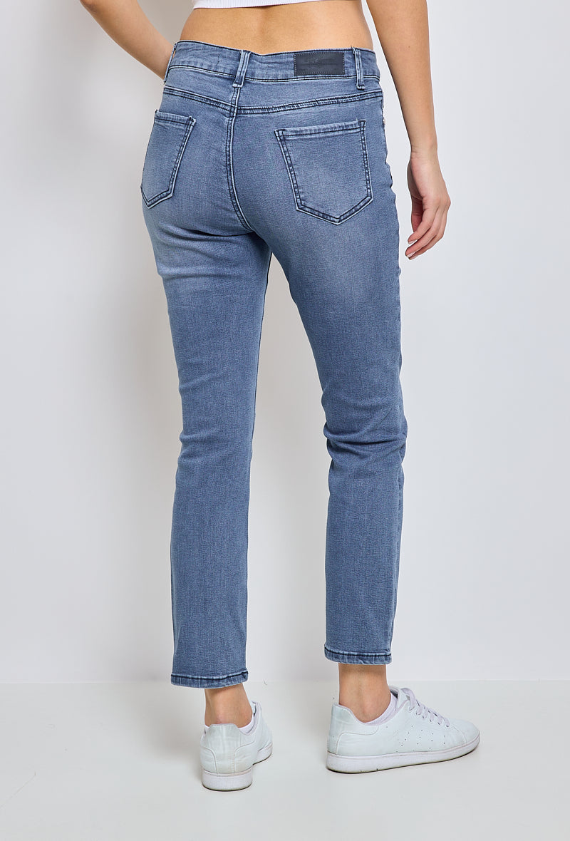 Slim jean taille haute hot sale